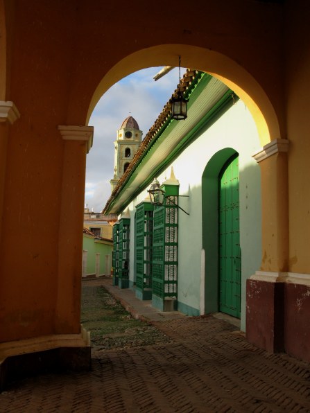 Colourful window grills of Trinidad de Cuba