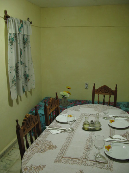 Dining room Hostal La Negra Trinidad de Cuba