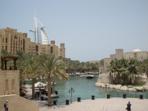 Dubai Madinat Jumeirah view of Burj Al Arab 