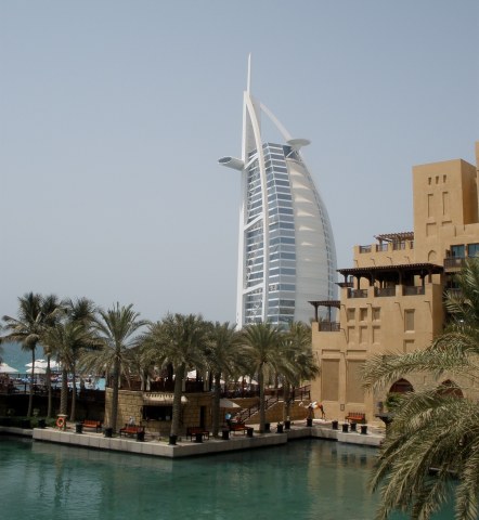 Dubai Madinat Jumeirah with Burj Al Arab