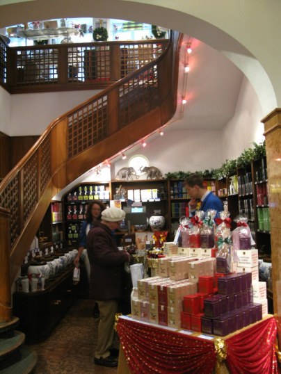 Elegant food display at  Dallmayr store Munich