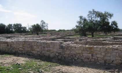 Excavated ruins of Kerkouane in Tunisia