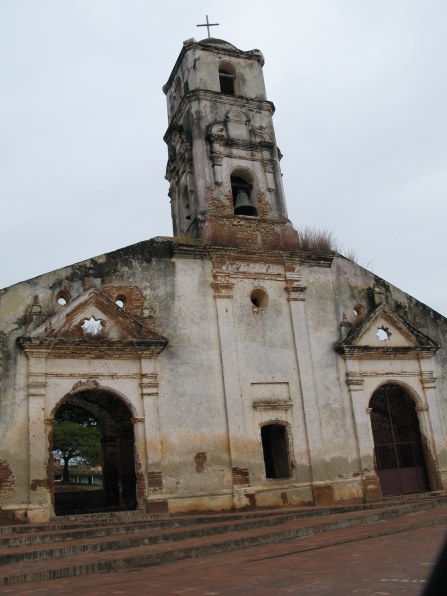 Façade of Iglesia Santa Ana Trinidad de Cuba
