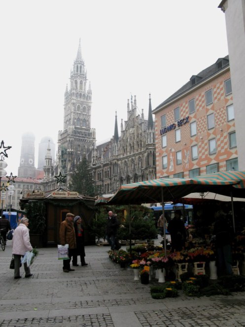 Foggy Munich Christmas Market