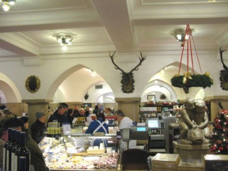 Food hall of  Dallmayr store Munich