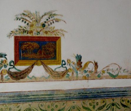 Fresco picture frieze Palacio Cantero Trinidad de Cuba