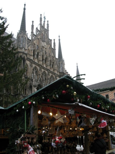 German Christmas Market Munich by day