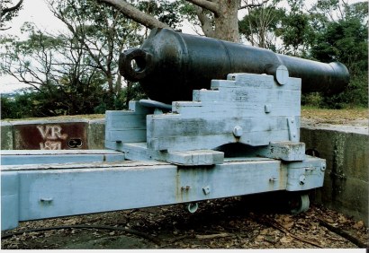 Gun carriages Bradley’s Head on Sydney Harbour