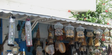 Hanging items in Medina Hammamet Tunisia