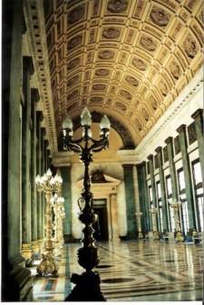 Havana Capital Building Candelabra lining Hall of Lost Steps 