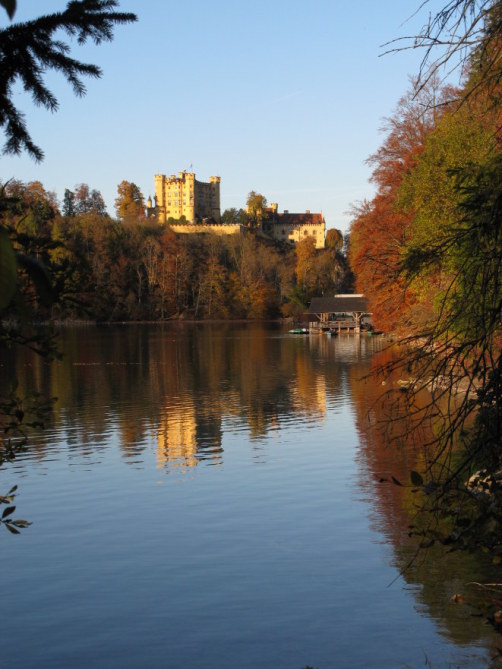 Hohenschwangau Castle from the Alpsee