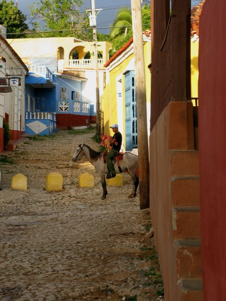 Horse rider Trinidad de Cuba