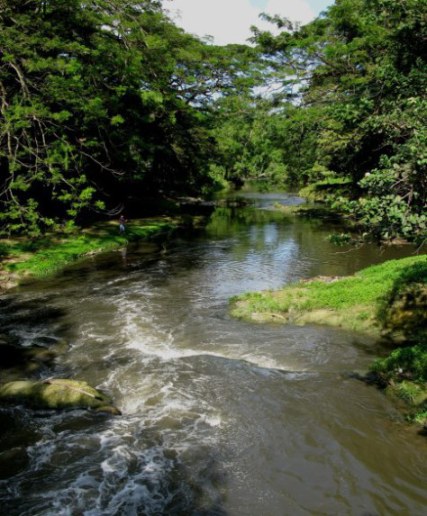 Lone Santeria believer Almendares River Cuba