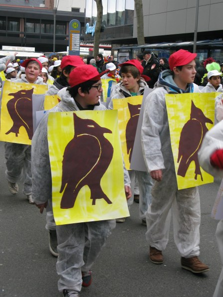 Mainz Carnival Children’s Parade bird prints