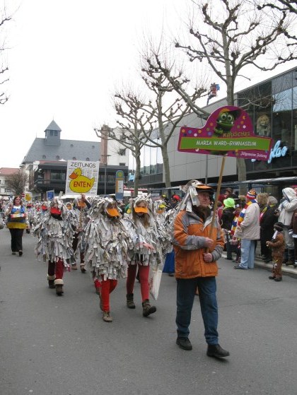 Mainz Carnival Children’s Parade ducks
