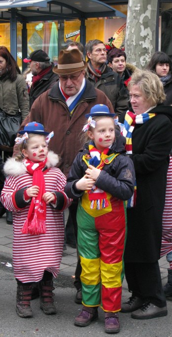 Mainz Carnival Children’s Parade small clowns