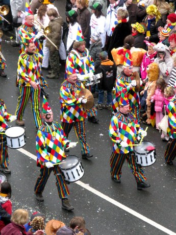 Mainz Carnival Parade Rosenmontag clown band