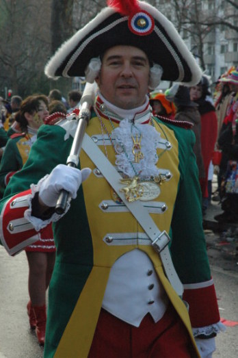 Mainz Germany Carnival Garde in Uniform