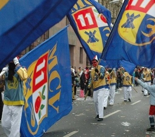 Mainz Germany Carnival MCV eleven flags