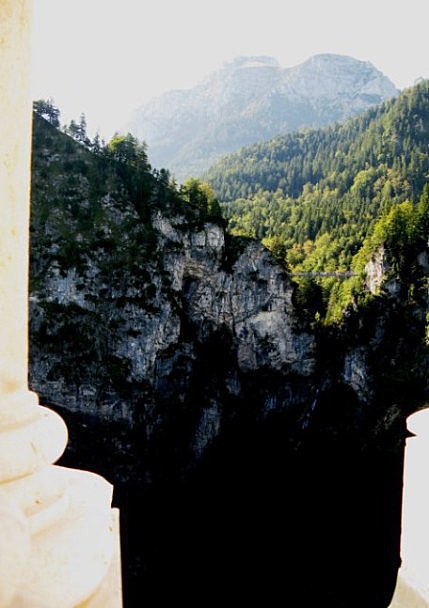 View of the Marienbrücke from Neuschwanstein