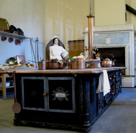 Massive oven in kitchen of Neuschwanstein Castle Bavaria