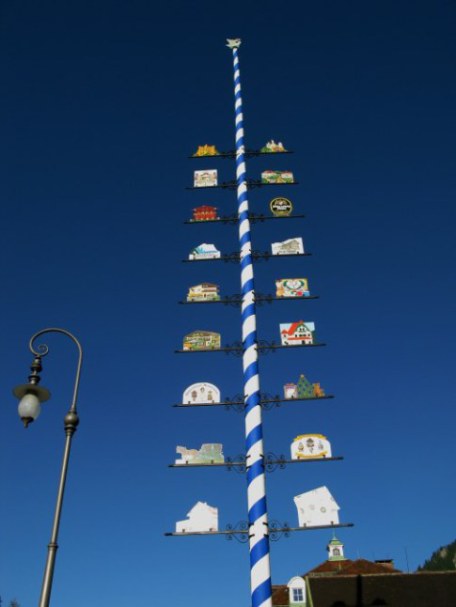 Maypole of Hohenschwangau Bavaria