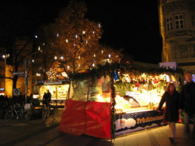 Munich Christmas Market Rindermarkt Square