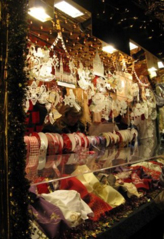 Munich Christmas Market ribbon and lace
