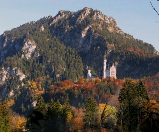 Neuschwanstein Castle in Autumn