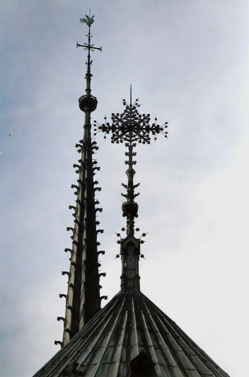 Paris Notre Dame Cathedral Spire Decorations Paris Notre Dame Cathedral Spire Decorations