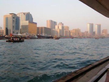 Pastel sunset colours Dubai Creek