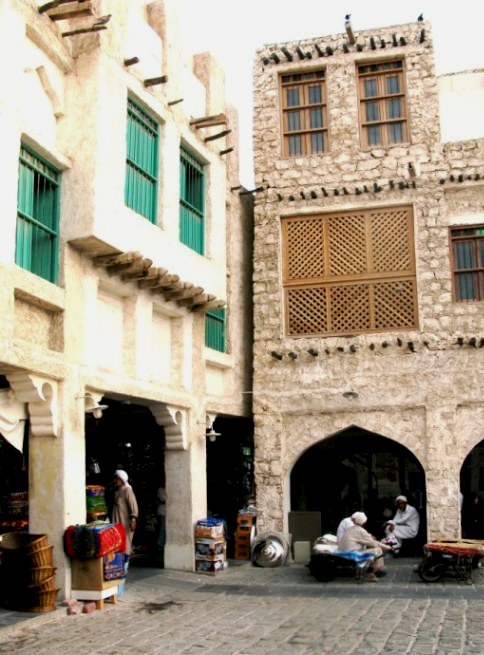 Qatar Doha Old Souk corner entrance