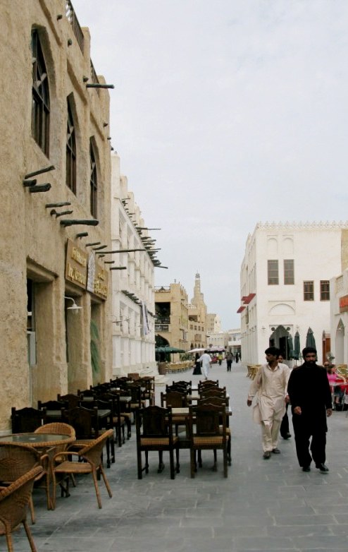 Qatar Doha Old Souk at prayer time