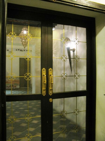 Qatar Doha Old Souk glass door