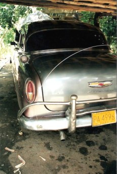 Rear of Classic Chevrolet - Viñales valley – Cuba
