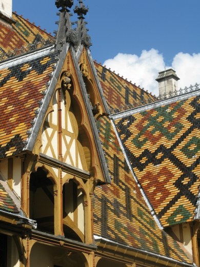 Roof tile patterns Hospices de Beaune