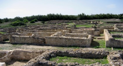Ruins-of-Kerkouane town-houses in Tunisia