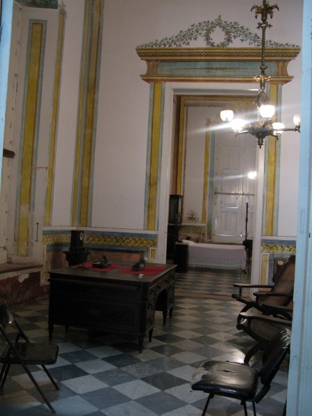 Study in Palacio Cantero Trinidad de Cuba
