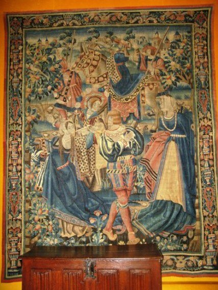 Tapestry of Knights in Hospices de Beaune