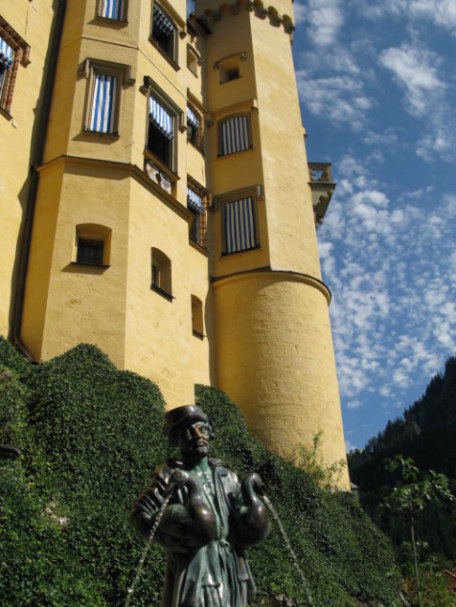 The little Gooseman Fountain Hohenschwangau Castle Bavaria