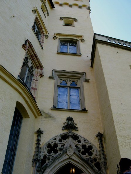 Tower above entrance to Hohenschwangau Castle Bavaria