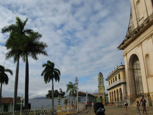 Tower on Plaza Mejor of Trinidad de Cuba