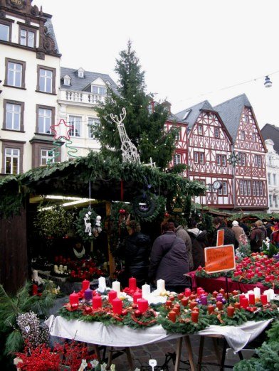 Trier Christmas Market advent candles