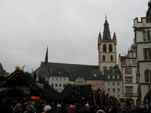 Trier Christmas Market booths