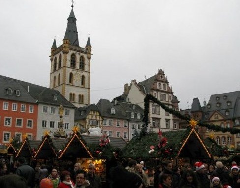 Trier Christmas Market in medieval square