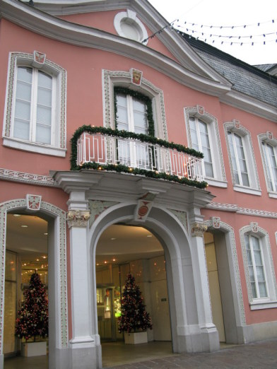 Trier Christmas Market surrounding stores