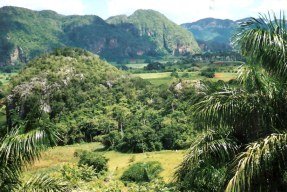 View of Viñales valley from Horizontes Los Jazmines Hotel -Pinar - Cuba