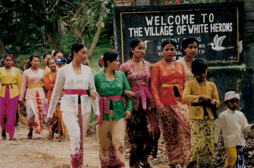 Village ladies of Petulu - Village of White Herons Bali
