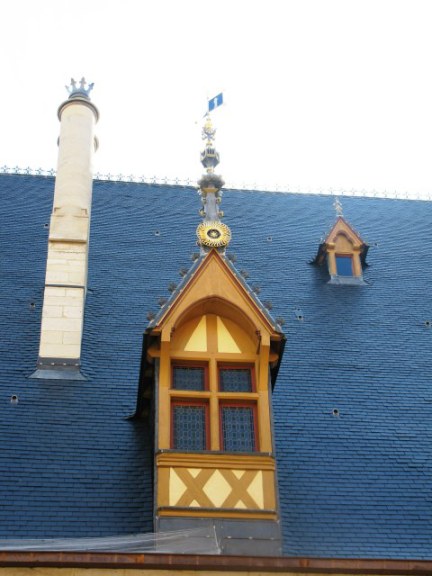 Chimney and windows Hospices de Beaune