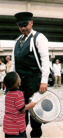 Young drummer Jazz Funeral New Orleans
